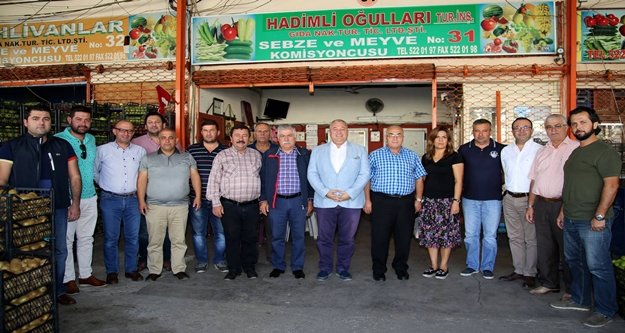 Başkan Şahin esnafın sorunlarını dinledi