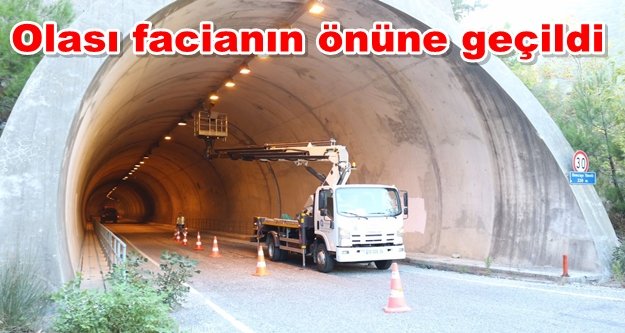Dim Tüneli'ne bakım yapıldı
