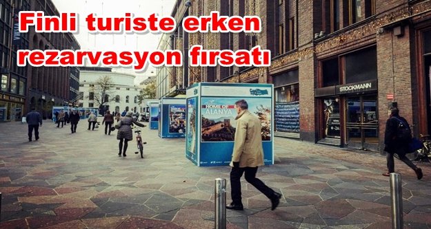 Helsinki sokaklarında Alanya sergisi