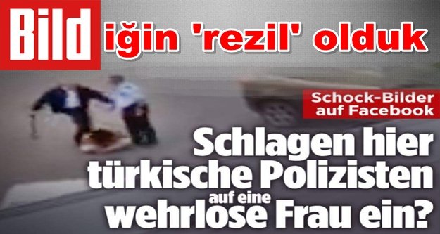 İki polis Türkiye'yi rezil etti