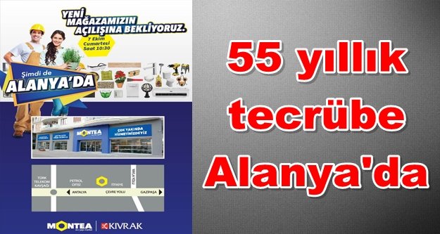 Montea Ev Yapı Market kapılarını açıyor