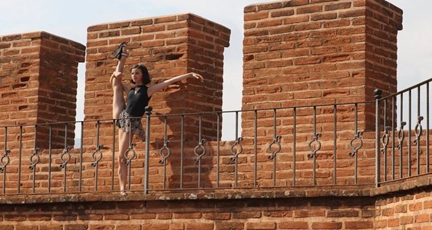 Rus balerinden Alanya tanıtımı