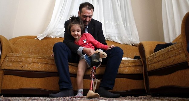 Sol bacağı kesilen küçük Özge'nin hukuk mücadelesi