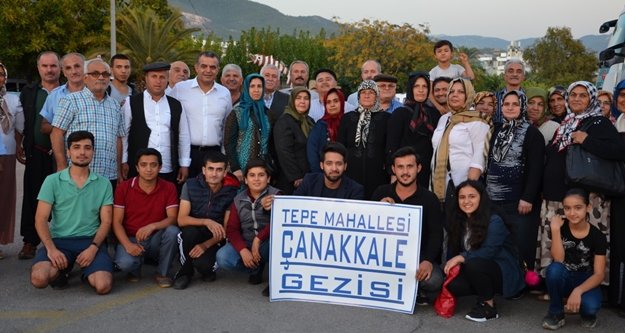 Tepe sakinleri Çanakkale’ye gidiyor