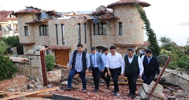 AK Partili vekillerden hortum ziyareti