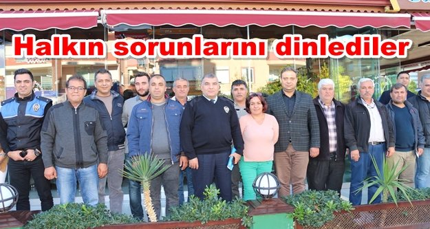 Alanya'da polis huzur toplantısı yaptı