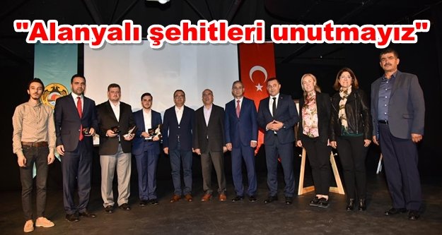 Alanya'da şehitler dualarla anıldı