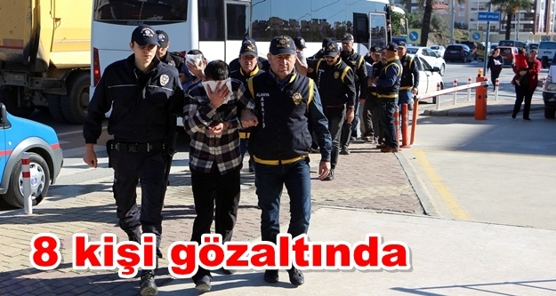 Alanya'daki hırsızlık çetesi yakalandı