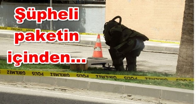 Alanya yolunda bomba paniği