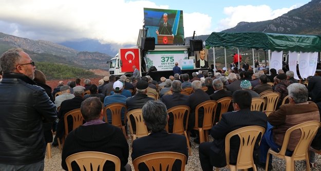 Erdoğan, Antalya'da 10 tesisin toplu açılışını yaptı