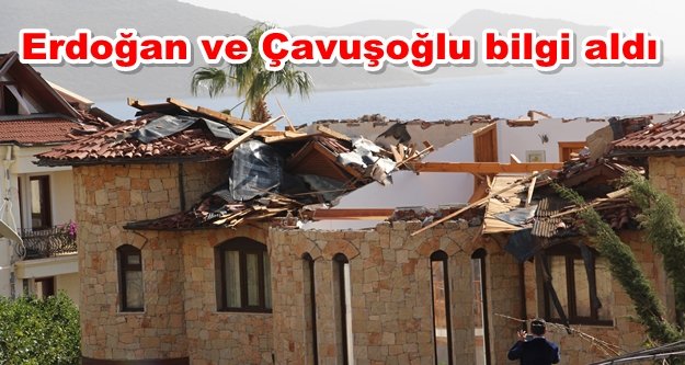 Fırtına ve hortum villaları vurdu