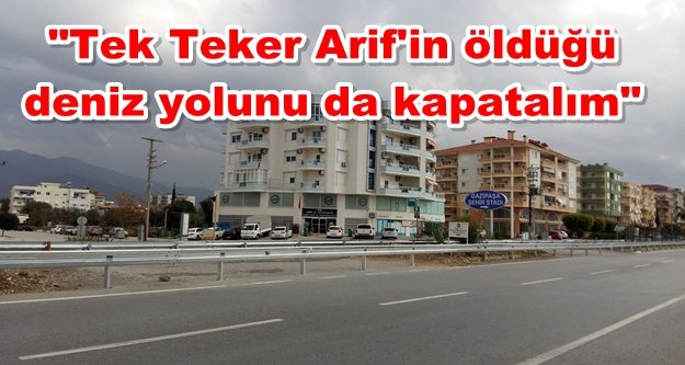 Gazipaşa'da kavşaklar kapandı, tartışma çıktı