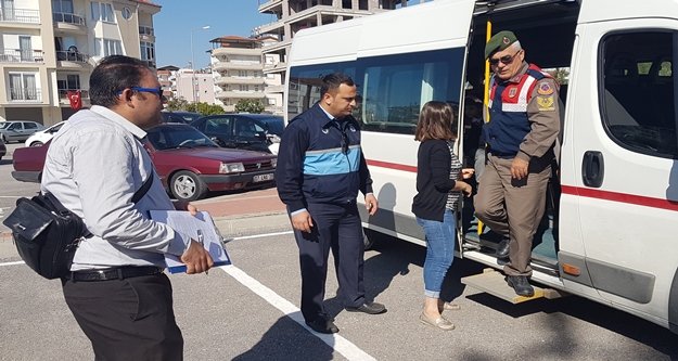 Okul servisleri tek tek denetlendi