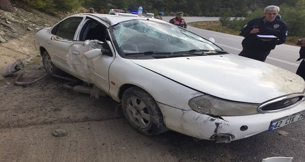 Otomobil takla attı: 1 yaralı