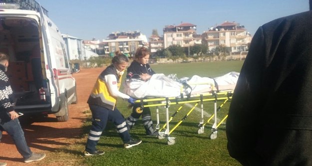 Sanayi sitesinde tiner dökülen soba patladı