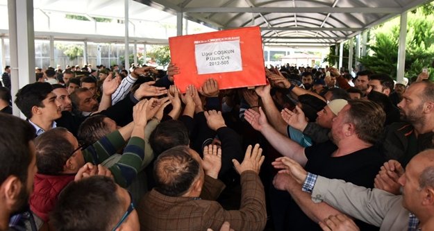 Şehidimizi son yolculuğuna dualarla uğurladık