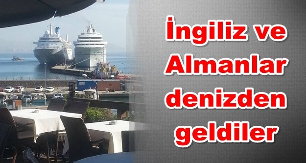 Yaz bitti, Alanya'da kurvaziyer turizmi bitmedi