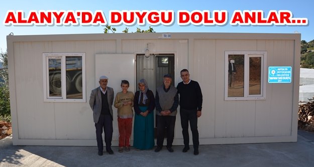 3 çocuklu Mehmet Dede’ye sıcak yuva