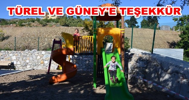 Alanya'da çocuklara park müjdesi