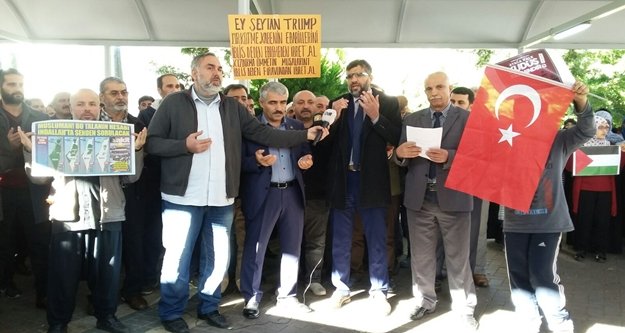 Alanya'da Kudüs eylemi