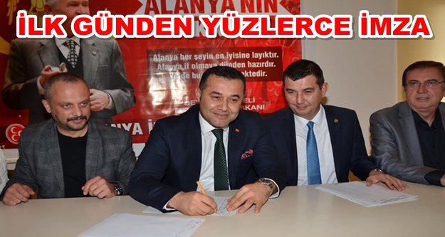 'Alanya il olsun' kampanyası başladı