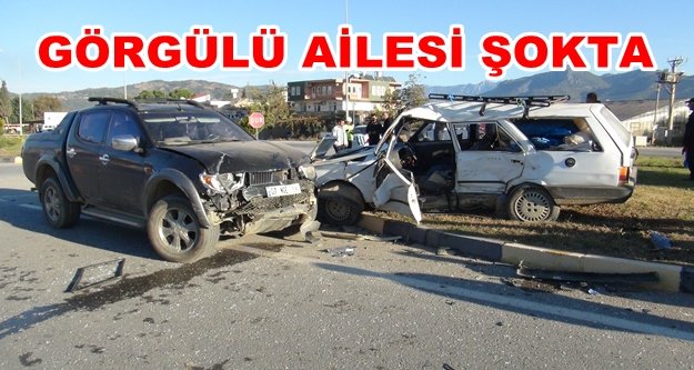 Alanya plakalı araç Gazipaşa'da kaza yaptı