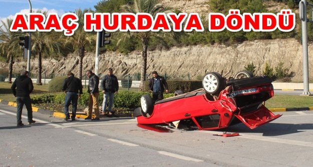 Alanya'ya gelen iki kardeş kaza yaptı!