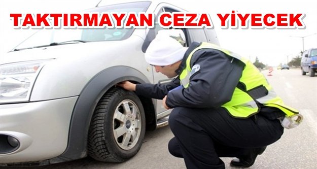Alanya'ya kış lastiği zorunluluğu