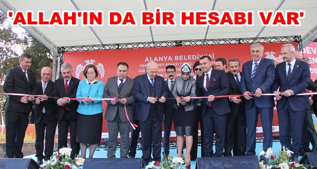Bahçeli dünyaya mesajı Alanya'dan verdi