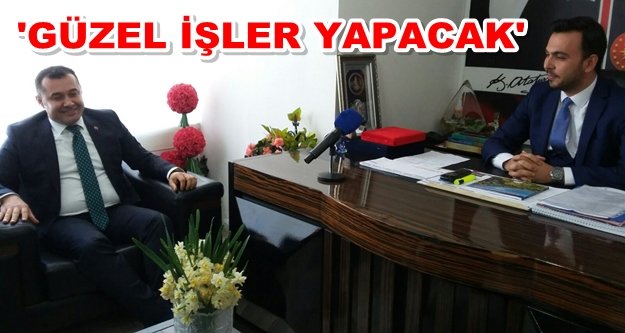 Başkan Yücel'den Toklu'ya 'Hayırlı olsun' ziyareti