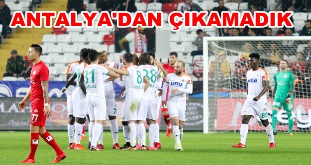 Derbinin kazananı Antalyaspor oldu