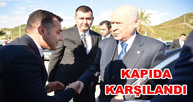 Devlet Bahçeli Alanya'da