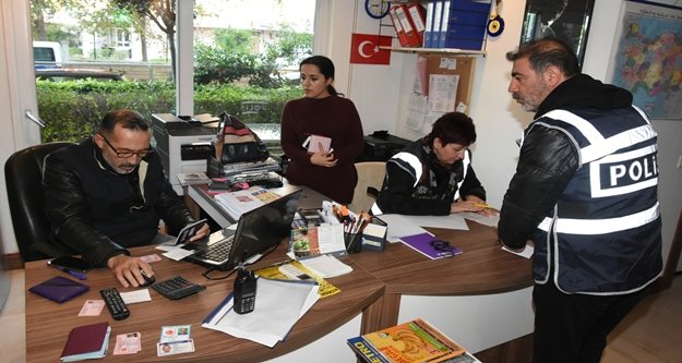 Günübirlik evlere polis baskını