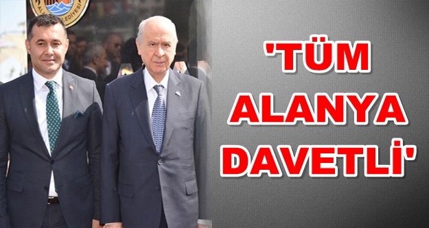 İşte Bahçeli'nin Alanya programı