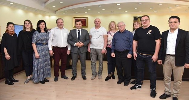 Kardeş şehir Silute'den anlamlı bağış