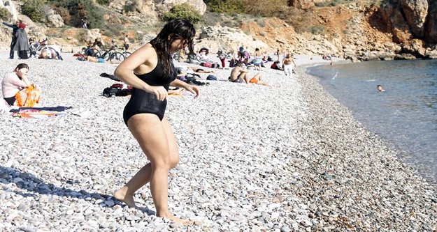 Kışa inat görüntüler