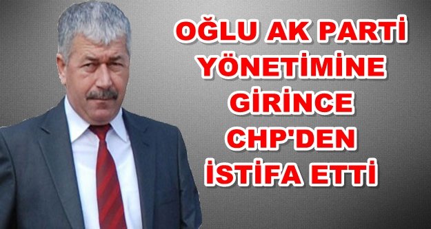 Olay isim CHP'den istifa etti