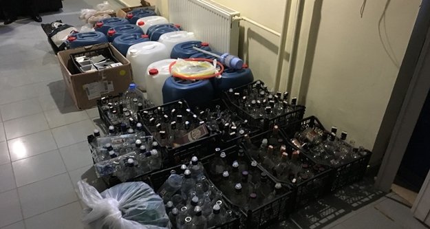 Sahte ve kaçak içki operasyonu