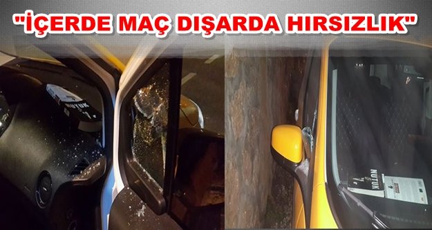 Stadyum hırsızları yine iş başında