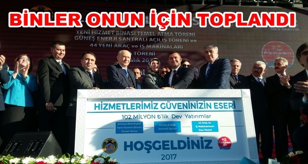 Türkmen Beyi 'Yeni Belediye Binasının' temelini attı