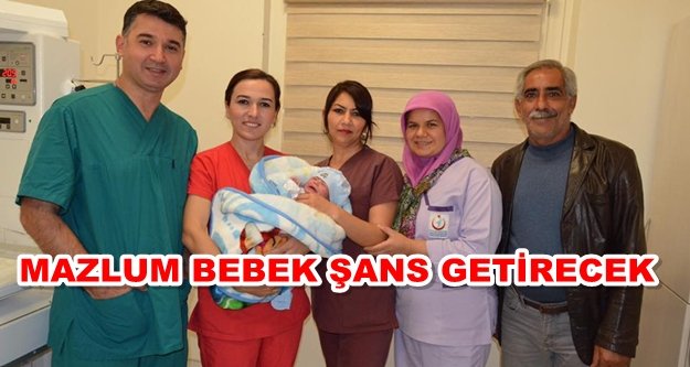 Yeni hastanenin ilk bebeği o oldu