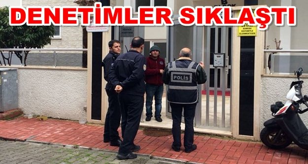 Alanya'da günübirlik kiralık evlere baskın