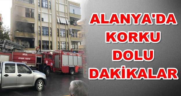 Alanya'da yangın! Ev küle döndü
