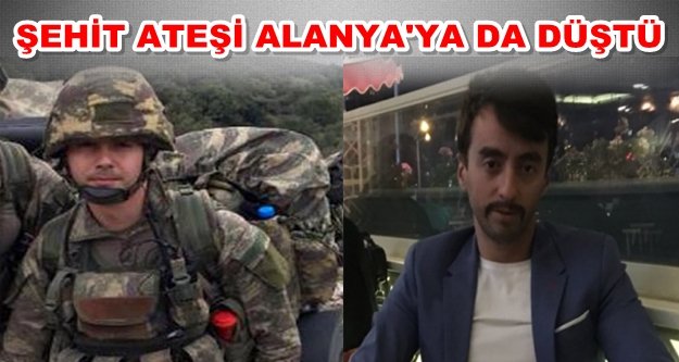 Alanya'dan Afrin şehitlerimize mesajlar
