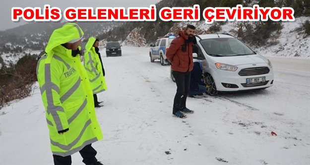 Alanya'dan çıkış yok! O yol trafiğe  kapandı