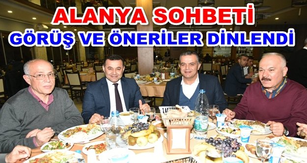 Alanya'nın eski başkanları buluştu