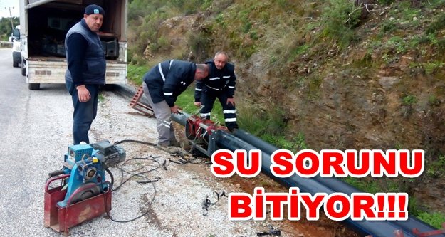 Alanya'ya yeni içme suyu hattı