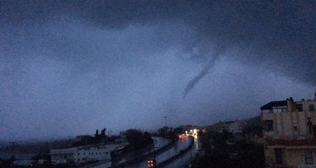 Alanya'yı korkutan hortum