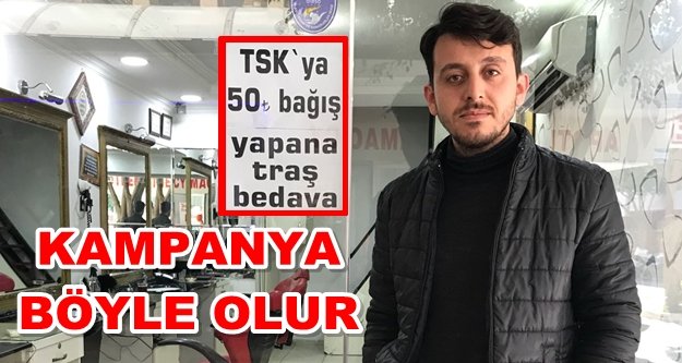 Alanyalı kuaförden örnek kampanya