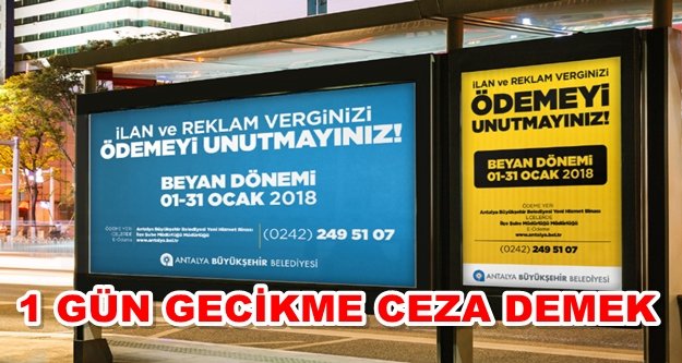 Büyükşehir'den esnafa vergi uyarısı